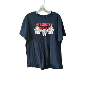 Danny Duncan Virginity Rocks Graphic Tee Size Large Short Sleeve Angels Cherub
